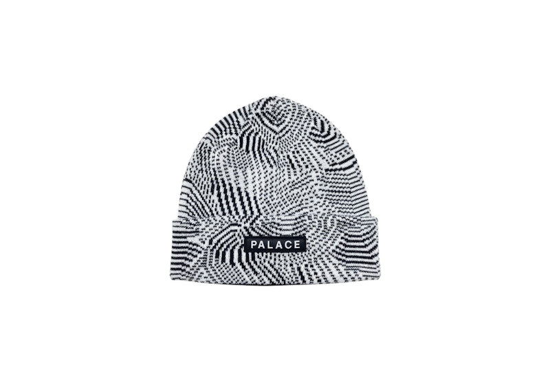 Palace Swirly Wurly Beanie Black/White