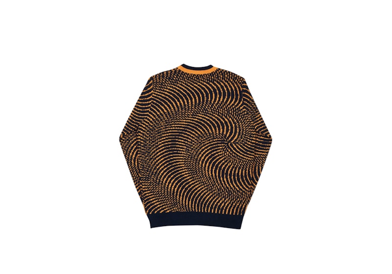 Palace Swirly Wurly Knit Black/Orange