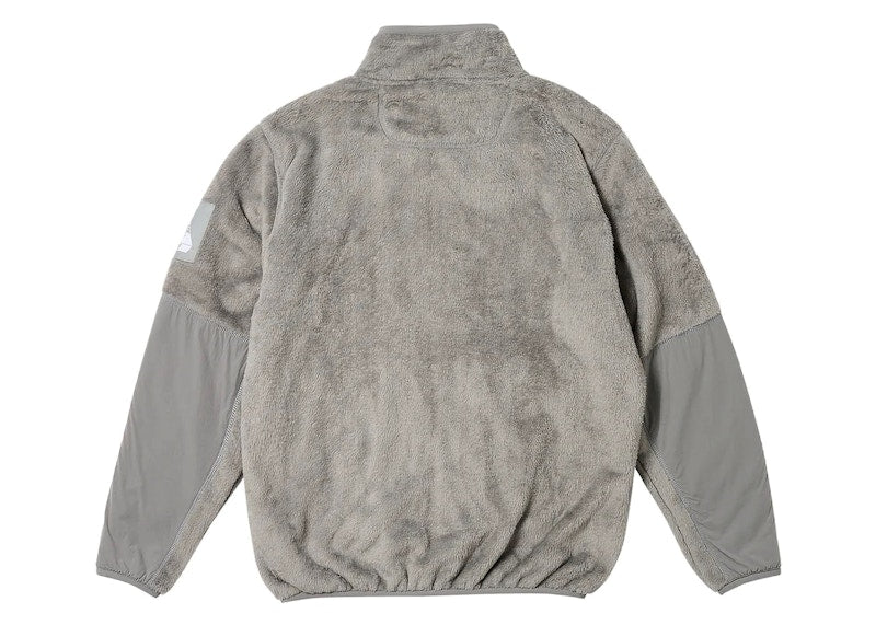 Palace Tech Fleece Funnel Light Grey