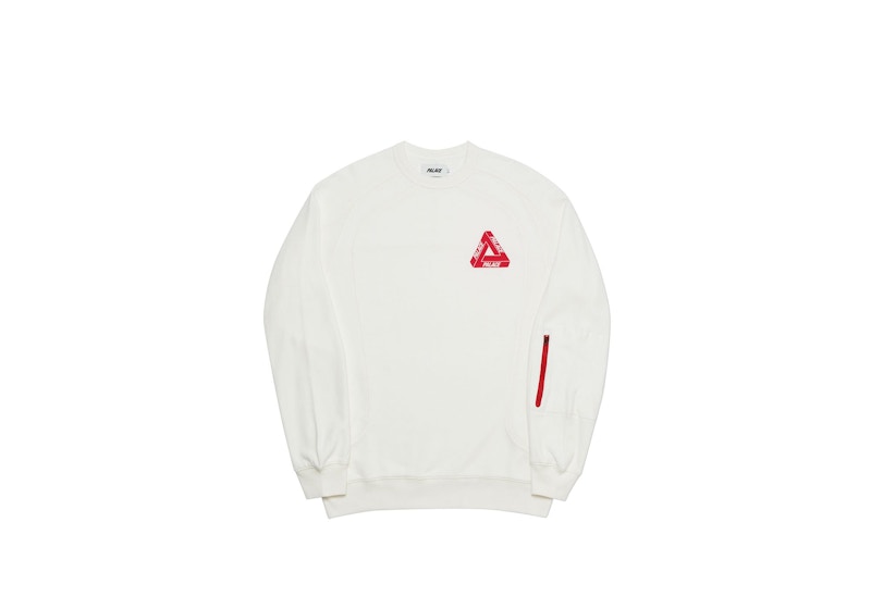 Palace Techie Ferg Crew White