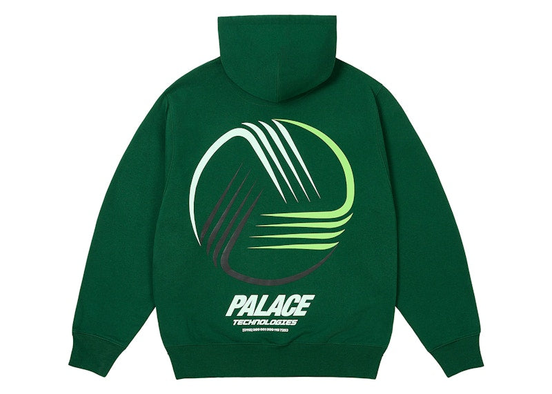 Palace Technologies Hood Racey Green