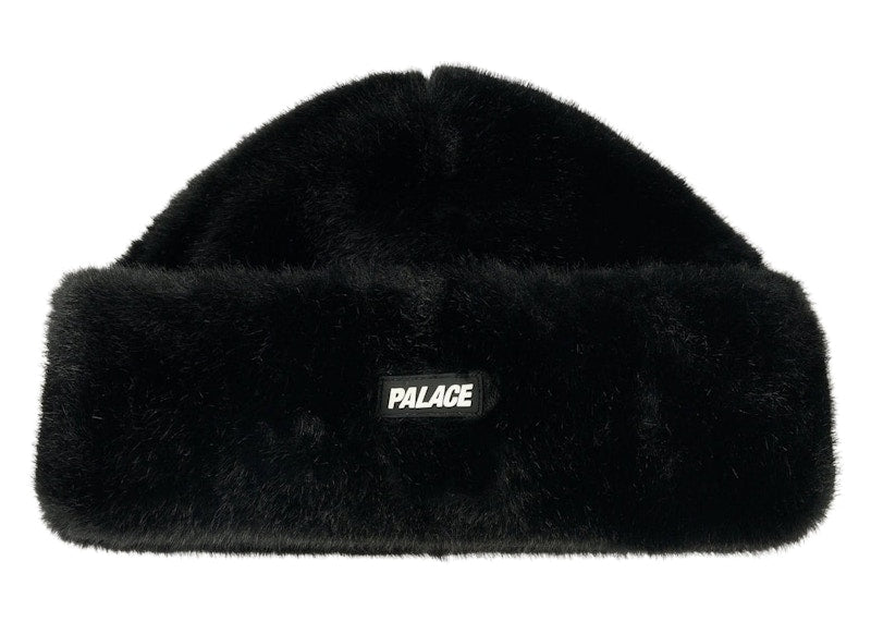Palace Teddy Beanie Black Tip