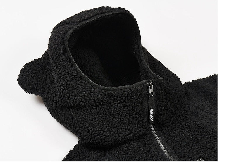 Palace Teddy Fleece Jacket Black