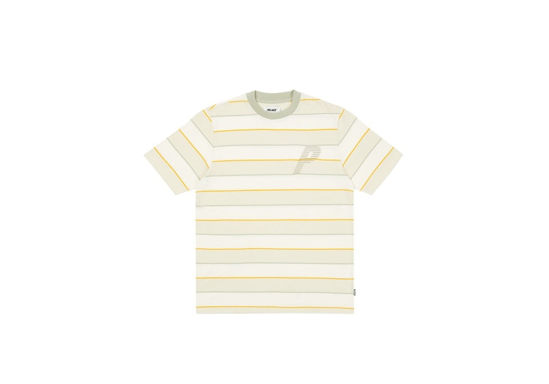 Palace The Stripe Is Right T-shirt Off White