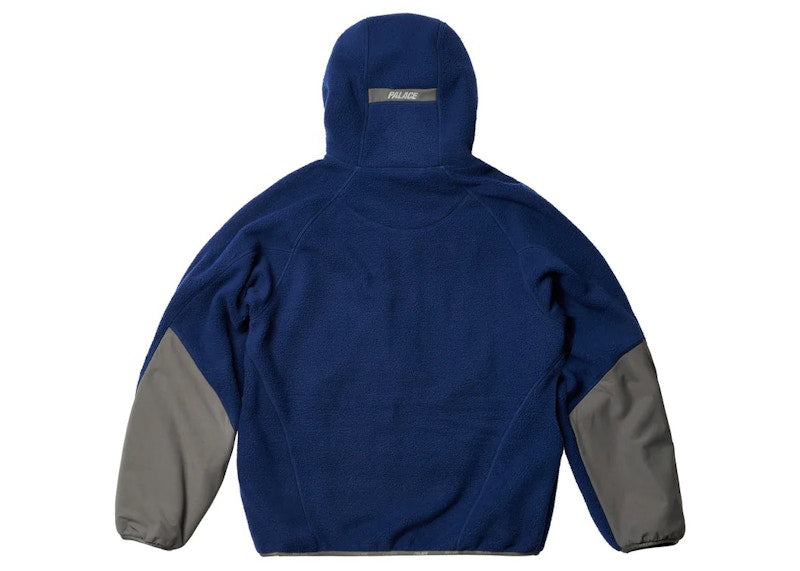 Palace Therma Hooded Fleece Jacket Blue