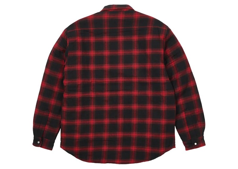Palace Therma Yak Thinsulate Shirt Red