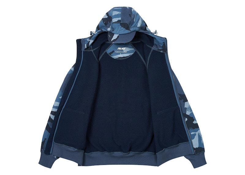 Palace Thermal Bonded Cap Hood (FW24) Blue DPM