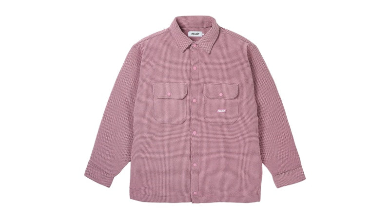Palace Thermal Insulated Shirt Pink