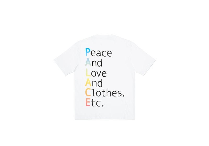 Palace This Is What Palace Stands For T-shirt White