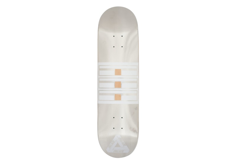 Palace Threefold 8.25 Skateboard Deck White