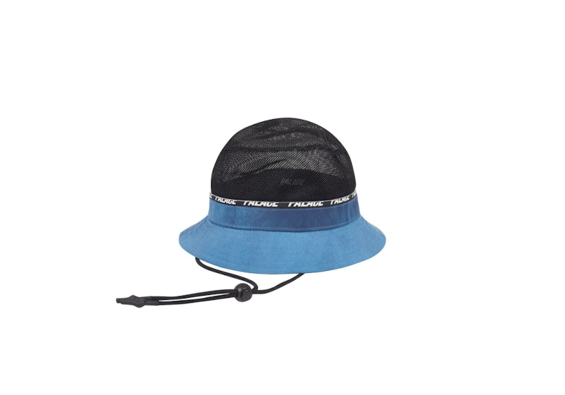 Palace Top Off Shell Bucket Blue
