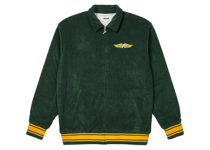 Palace Towelling Jacket Green