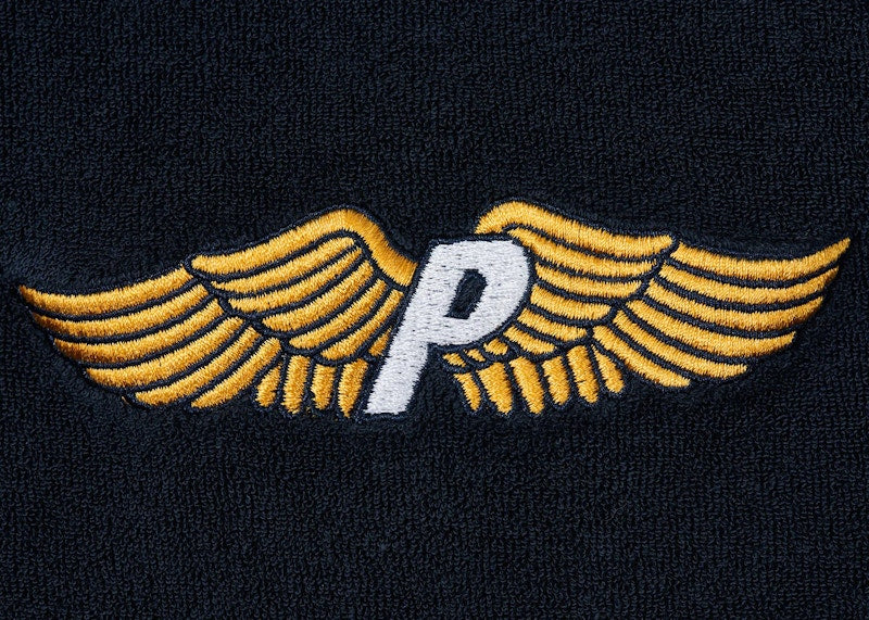Palace Towelling Jacket Navy