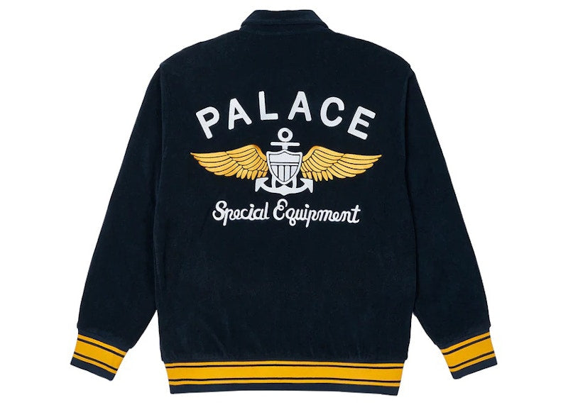 Palace Towelling Jacket Navy