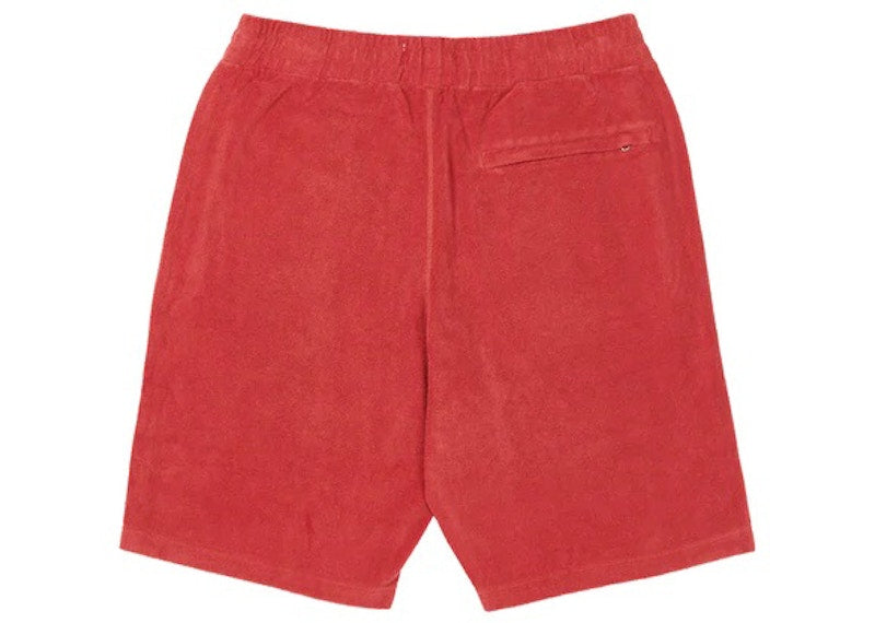 Palace Towelling Shorts Red