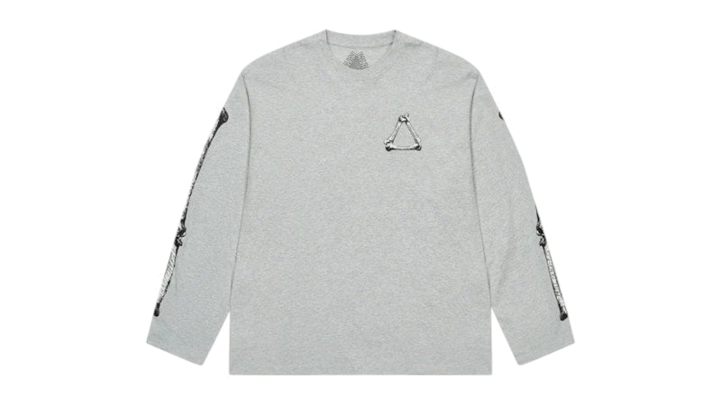Palace Tri-Bone Longsleeve Grey Marl