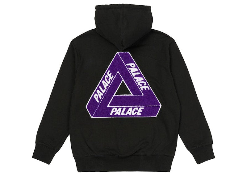 Palace Tri-Chenille Hood (FW21) Black