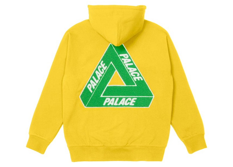 Palace Tri-Chenille Hood (FW21) Yellow