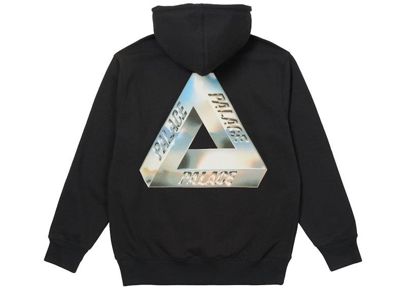 Palace Tri-Chrome Hood Black