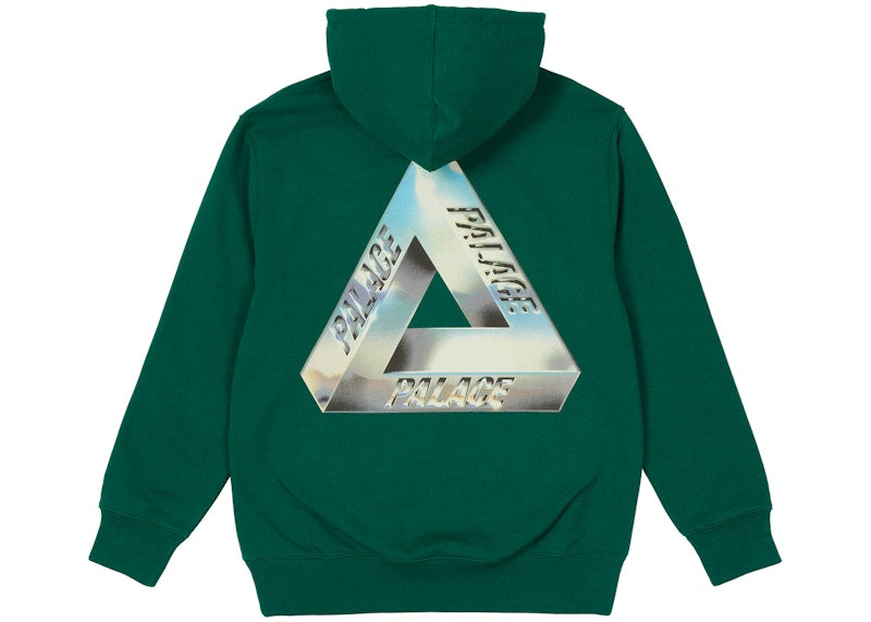 Palace Tri-Chrome Hood Green