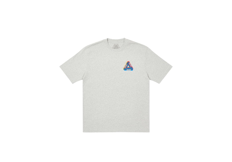 Palace Tri-Ferg Colour Blur T-shirt Grey Marl