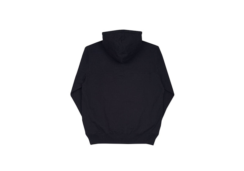 Palace Tri-Ferg Half Zip Hood Black/White