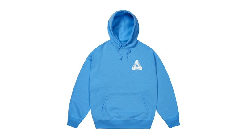Palace Tri-Ferg Hood Ocean Blue