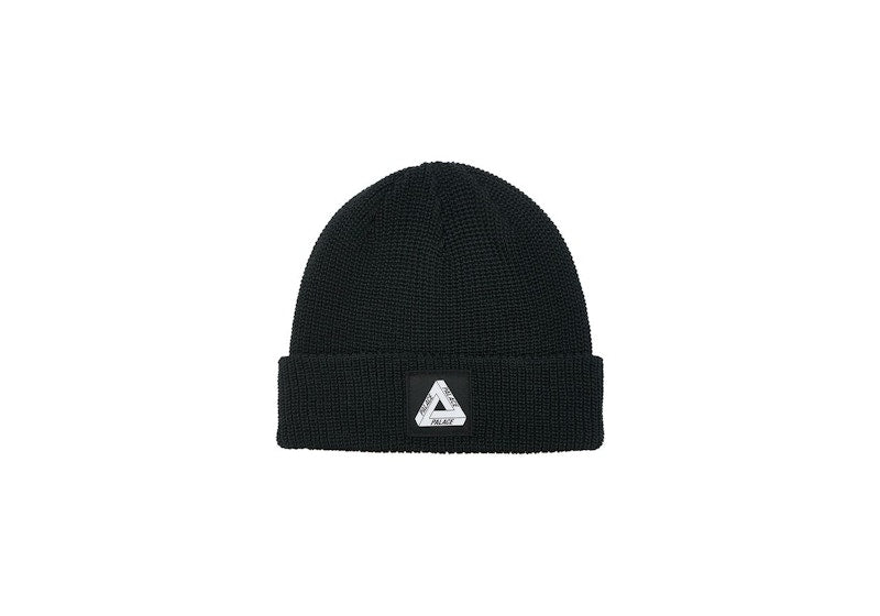 Palace Tri-Ferg Patch Beanie Black/White