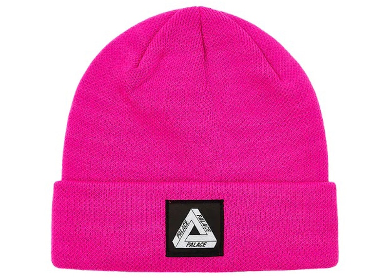 Palace Tri-Ferg Patch Beanie (SS23) Pink
