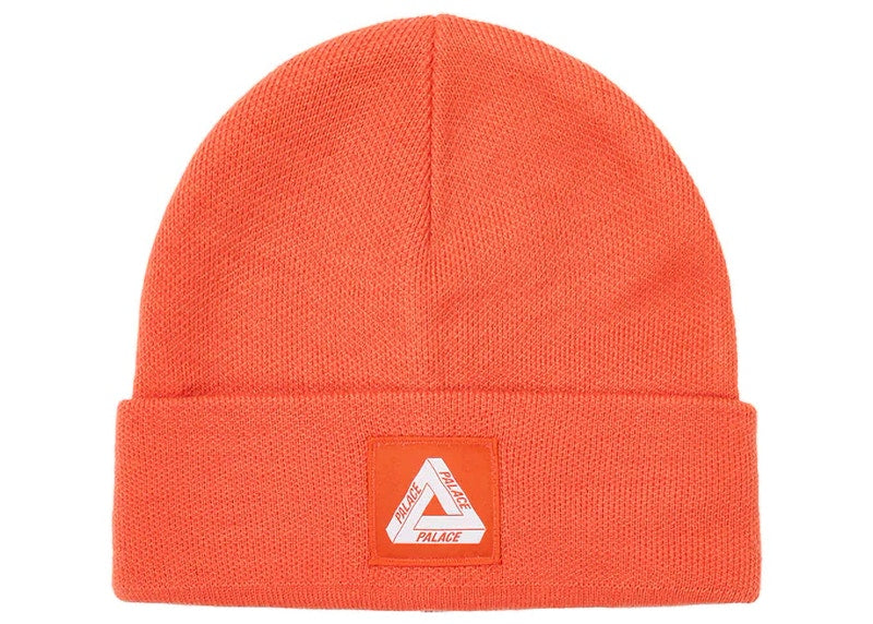 Palace Tri-Ferg Patch Beanie Tiger Orange