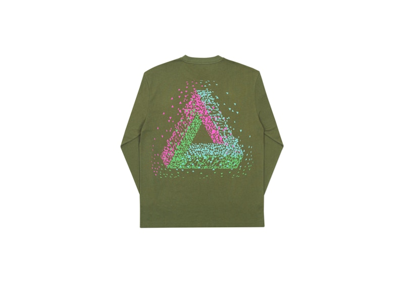 Palace Tri-Flect Longsleeve Army Green