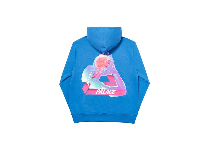 Palace Tri-Gaine Hood Blue