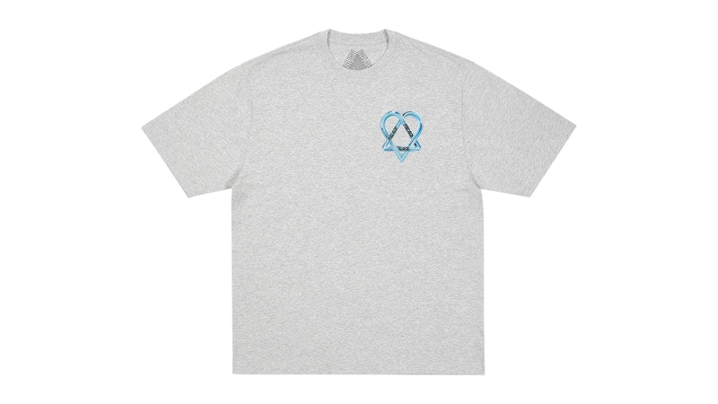 Palace Tri-Gram T-Shirt Grey Marl