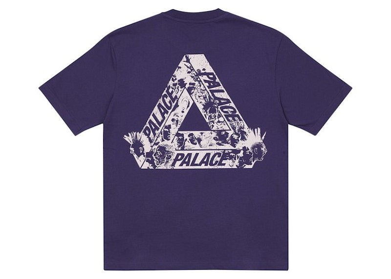Palace Tri-Heads T-shirt Purple