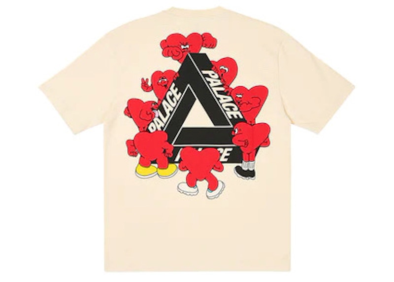 Palace Tri-Hearts T-shirt (SS24) Soft White
