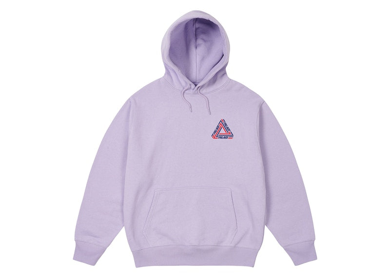 Palace Tri-Line Hood Pastel Purple