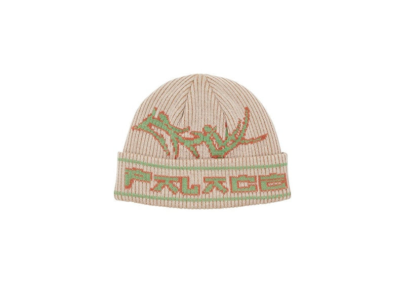 Palace Tri-Pal Beanie Sand