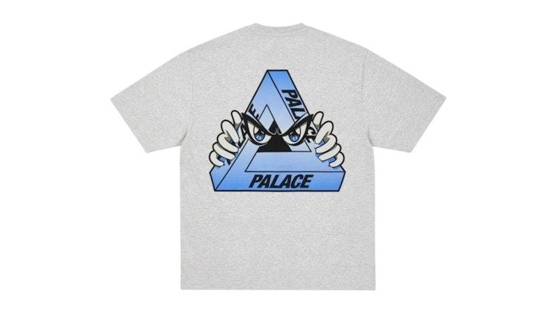 Palace Tri-Peek T-Shirt Grey Marl