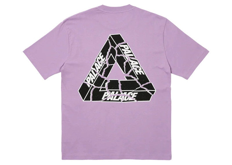 Palace Tri-Ripped T-Shirt Light Purple