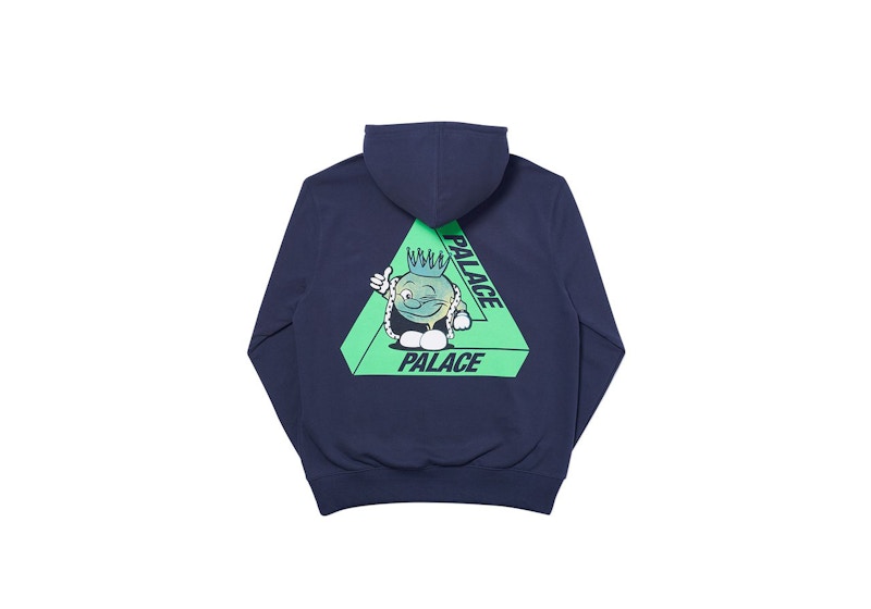 Palace Tri-Smiler Hood Navy