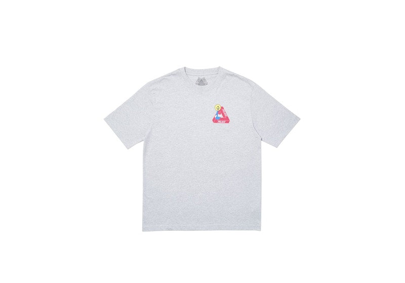 Palace Tri-Smiler T-shirt Grey Marl
