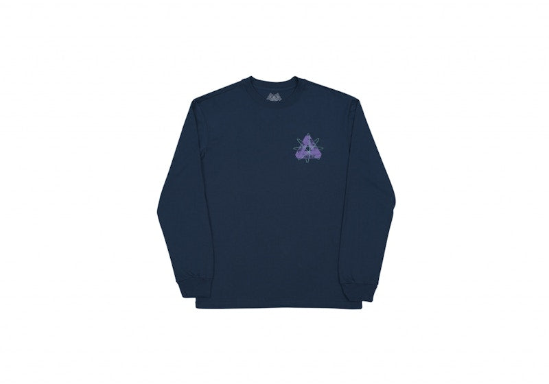 Palace Tri-Spaced Longsleeve Navy