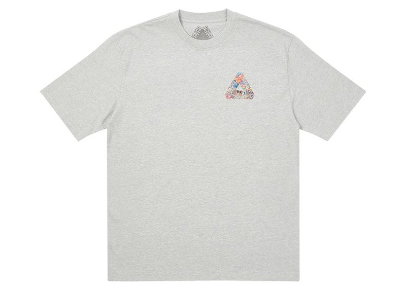 Palace Tri-Sticker Pack T-shirt Grey Marl