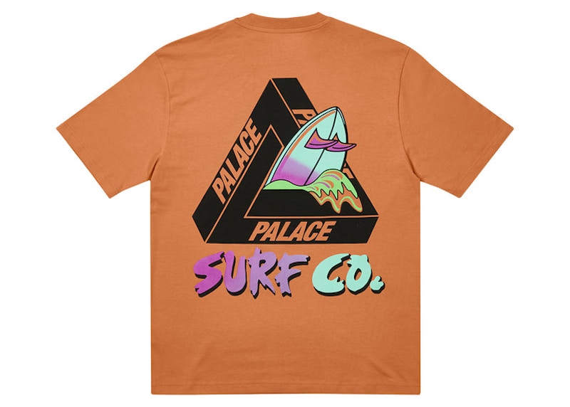 Palace Tri-Surf Co T-shirt Caramel