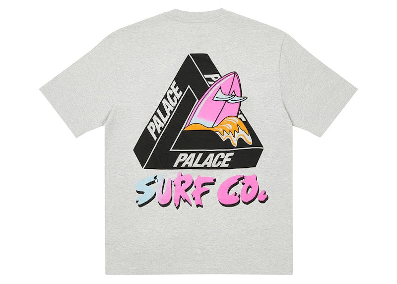 Palace Tri-Surf Co T-shirt Grey Marl