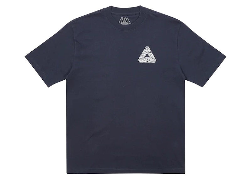 Palace Tri-Text T-Shirt Navy