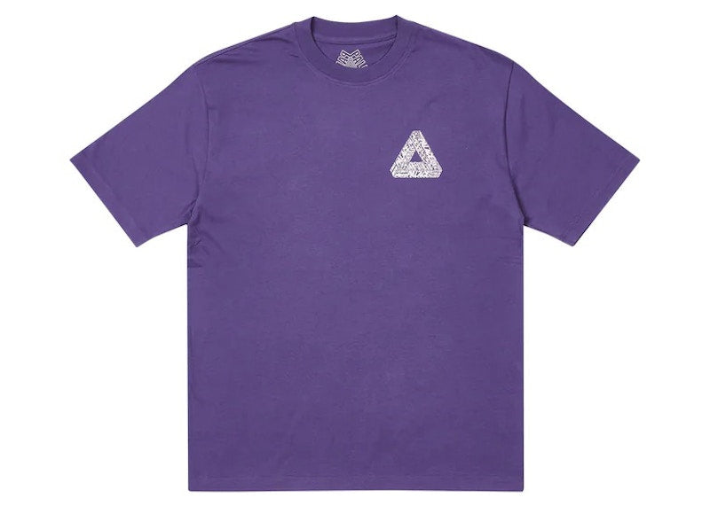 Palace Tri-Text T-Shirt Purple