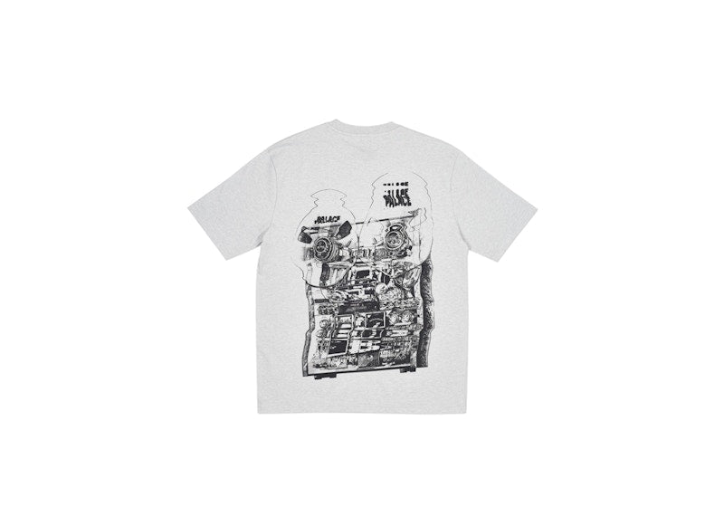 Palace Tri-Wobble T-shirt Grey Marl