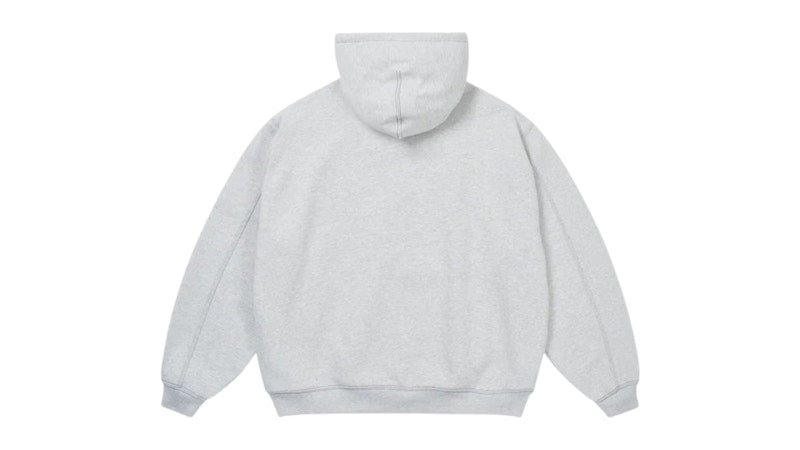Palace Triple Stitch Veritas Zip Hood Grey Marl