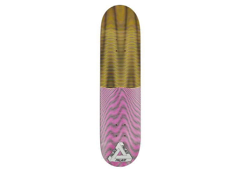 Palace Trippy Skateboard Deck Yellow/Pink